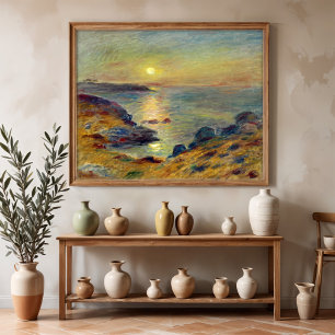 Sonnenuntergang bei Douarnenez Poster