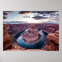 Sonnenuntergang bei Horseshoe Bend