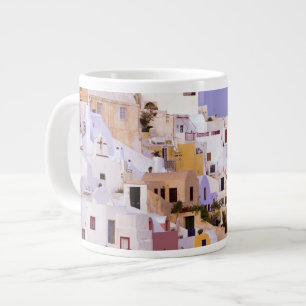 Sonnenuntergang bei Oil, Santorini 2 Jumbo-Tasse