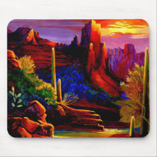 Sonnenuntergang bei Red Rock Mousepads