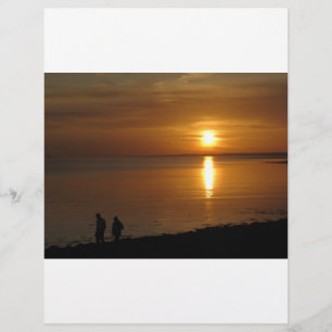 Sonnenuntergang bei Renville Flyer