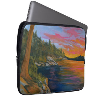 Sonnenuntergang bei Tubbs Hill  Laptopschutzhülle