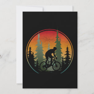Sonnenuntergang Biken Naturlandschaft Einladung