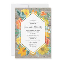 Sonnenuntergang-Blüten-Blumenrahmen-Brautparty