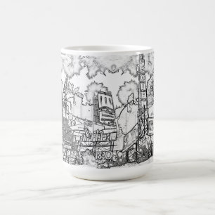 Sonnenuntergang-Boulevard Tasse