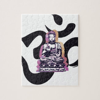 Sonnenuntergang Buddah Ohm Puzzle