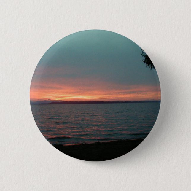 Sonnenuntergang Button (Vorderseite)
