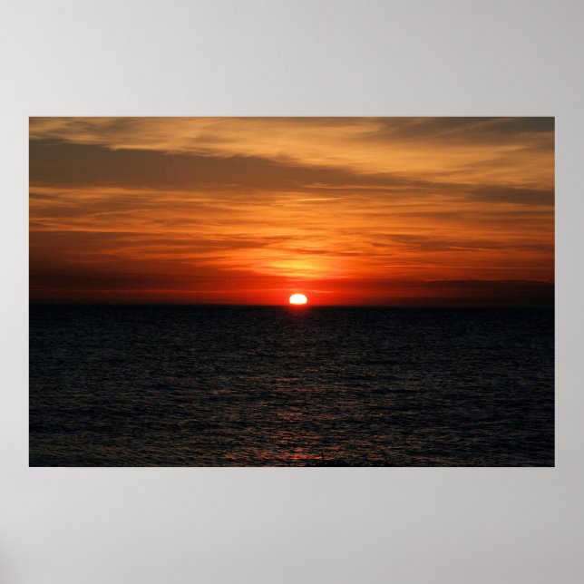 Sonnenuntergang Cape May Sunset Beach Poster (Vorne)
