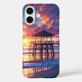 Sonnenuntergang iPhone 16 Hülle