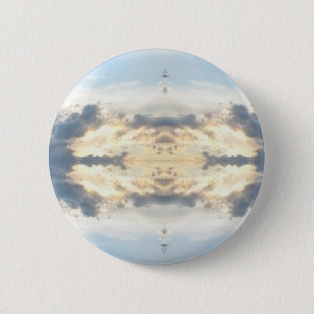 Sonnenuntergang-Collagen-gefärbte Krawatte Button (Vorderseite)