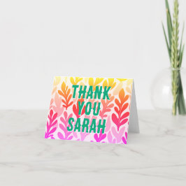 Sonnenuntergang Dankeskarte