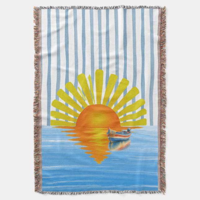 Sonnenuntergang Decke (Vorderseite Vertikal)
