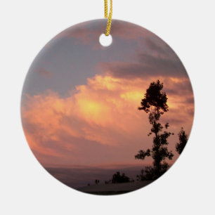 Sonnenuntergang-Denkmal-Verzierung Keramik Ornament