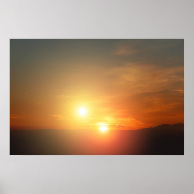 Sonnenuntergang der NASA-Alien Poster (Vorne)