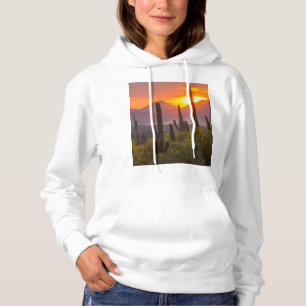 Sonnenuntergang der Wüste, Arizona Hoodie