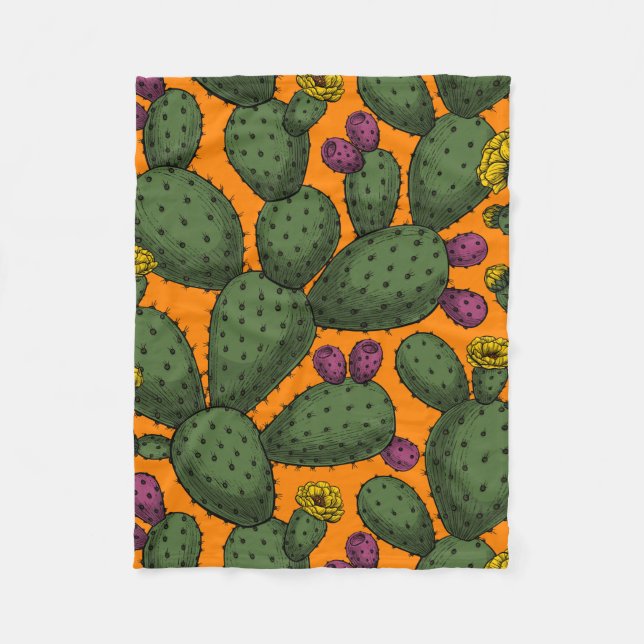 Sonnenuntergang der Wüste Fleecedecke (Vorderseite)