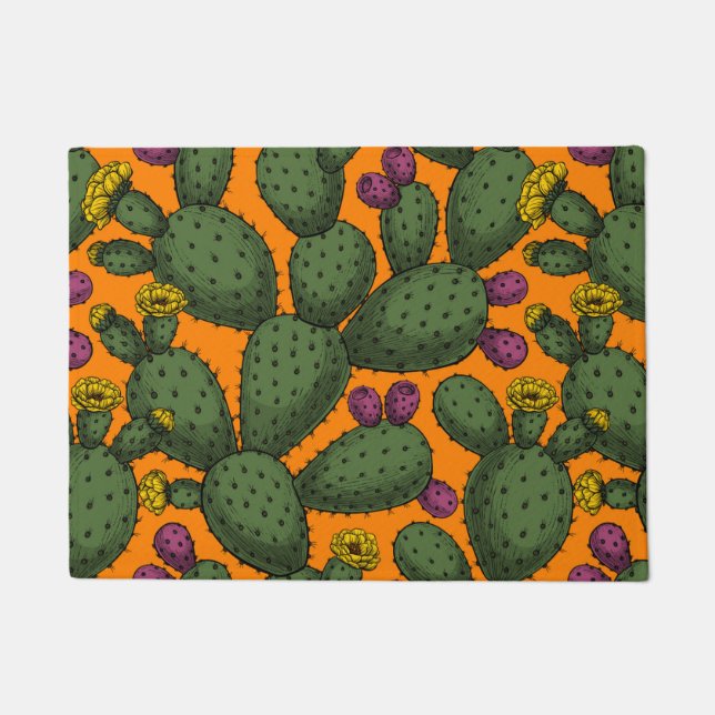 Sonnenuntergang der Wüste Fußmatte (Vorderseite)