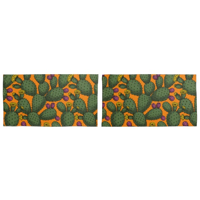 Sonnenuntergang der Wüste Kissenbezug (Vorderseite-Set)