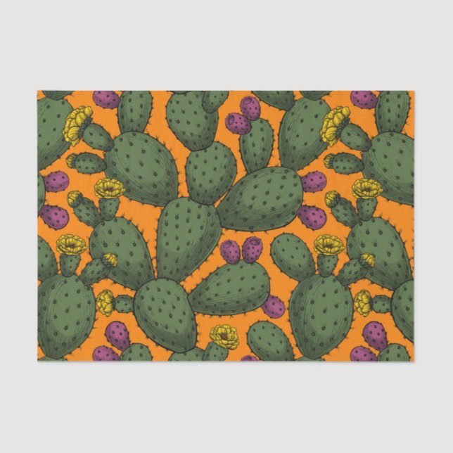 Sonnenuntergang der Wüste Seidenpapier (Vorderseite)