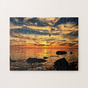 Sonnenuntergang Dorval Quebec. Puzzle