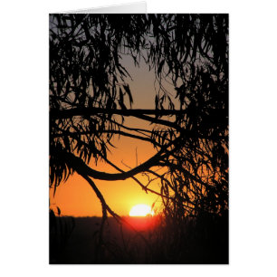 Sonnenuntergang-Dunkelkarte