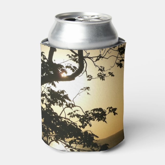 Sonnenuntergang durch die Tropenfotografie der Bäu Dosenkühler (Kanne Vorderseite)
