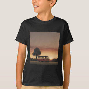 Sonnenuntergang Einfachheit Tag. 2 T-Shirt