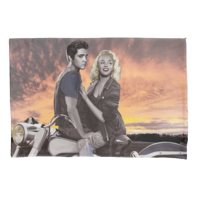 Sonnenuntergang-Fahrt 2 Kissenbezug (Vorderseite-Links)