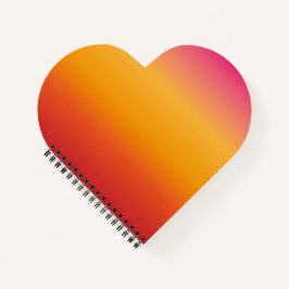 Sonnenuntergang Farbiges SpiralNotebook Notizbuch