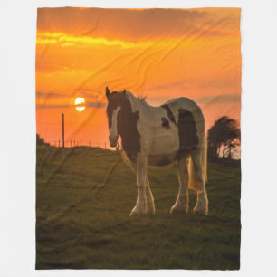 Sonnenuntergang Fleecedecke