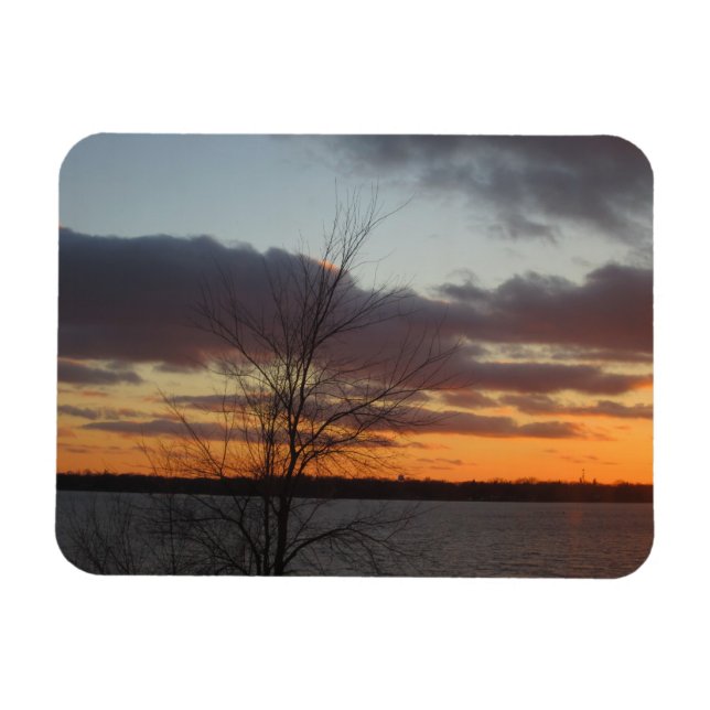 Sonnenuntergang Flexible Magnet (Horizontal)