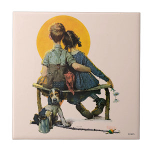 Sonnenuntergang Fliese