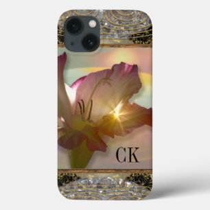Sonnenuntergang Floral monogram Case-Mate iPhone Hülle