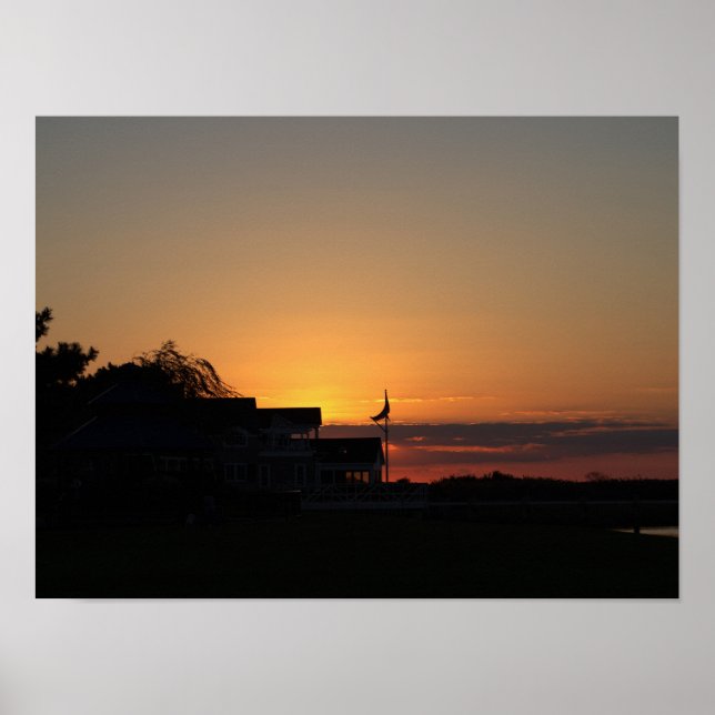 Sonnenuntergang Foto Poster (Vorne)