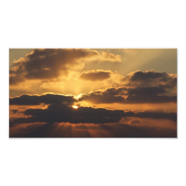 Sonnenuntergang Fotodruck (Vorne)