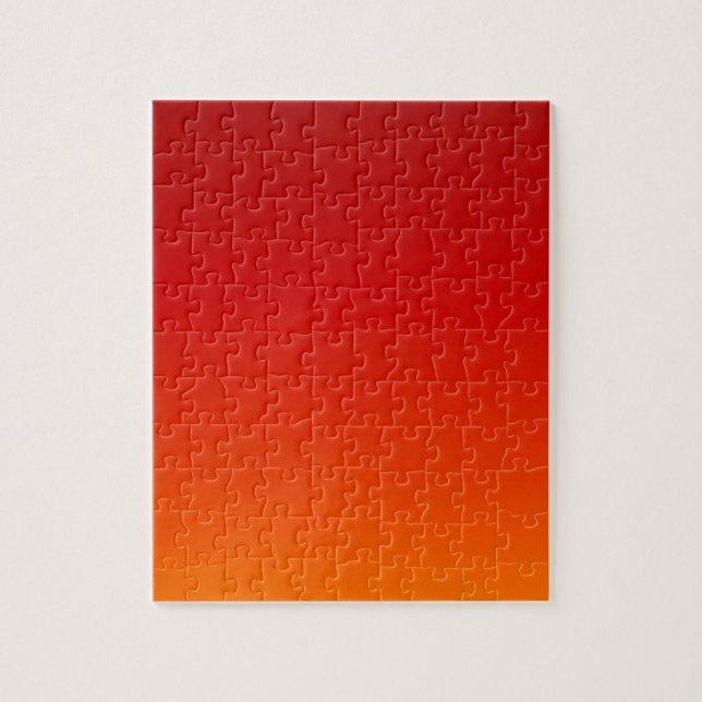 SONNENUNTERGANG (gelb-orangee Abendsfarbe Puzzle (Vertikal)