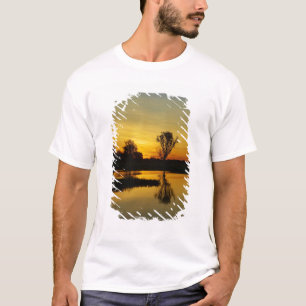 Sonnenuntergang, Gelbes Wasser, Billabong T-Shirt