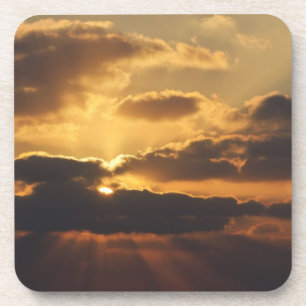 Sonnenuntergang Getränkeuntersetzer