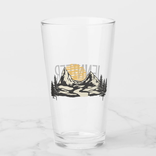 Sonnenuntergang Glas (Vorderseite)