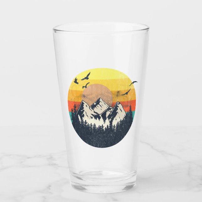Sonnenuntergang Glas (Vorderseite)