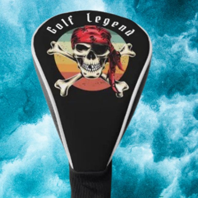 Sonnenuntergang Golf Headcover (Protect your golf club in style with our Pirate Sunset Golf Head Cover. )