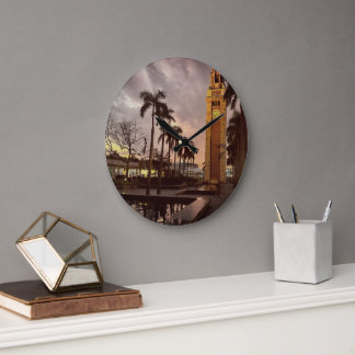 Sonnenuntergang Große Wanduhr