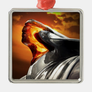 Sonnenuntergang-Hauptpontiac- Ornament Aus Metall