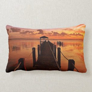 Sonnenuntergang-Himmel Lendenkissen