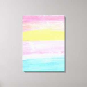 Sonnenuntergang-HorizontWatercolor abstrakt Leinwanddruck