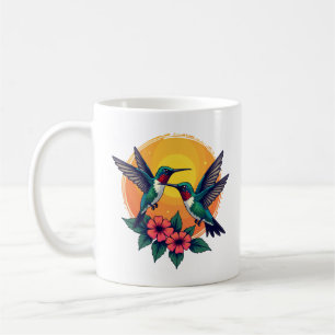Sonnenuntergang Hummingbirds - Tropenkaffee-Tasse Kaffeetasse