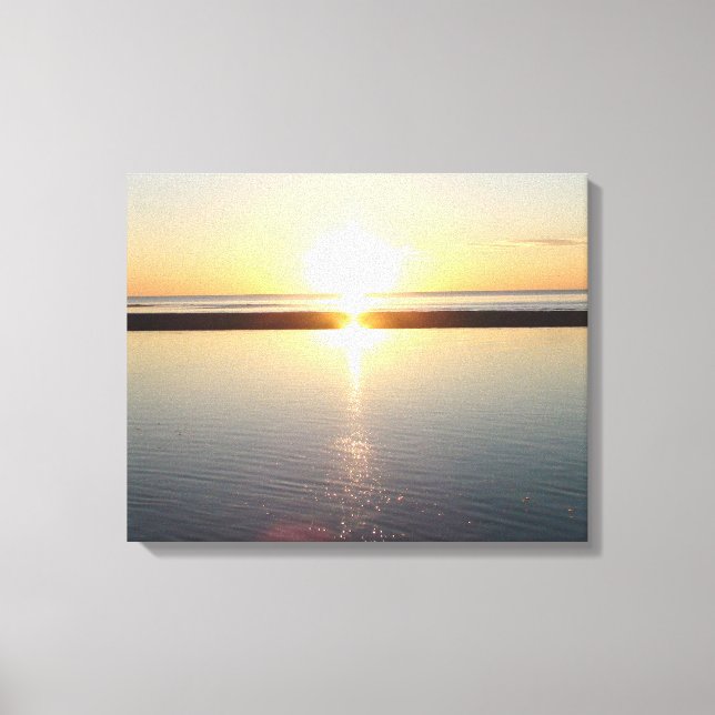 Sonnenuntergang im Cape Cod-Bild Leinwanddruck (Vorderseite)