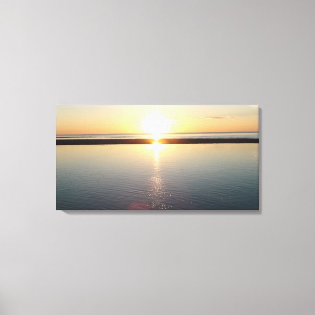 Sonnenuntergang im Cape Cod-Bild Leinwanddruck (Vorderseite)