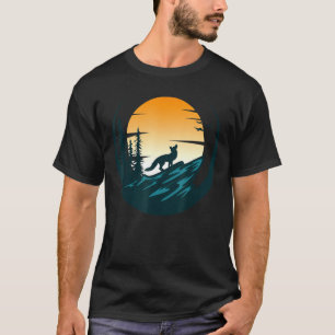 Sonnenuntergang im Freien Naturwald T-Shirt