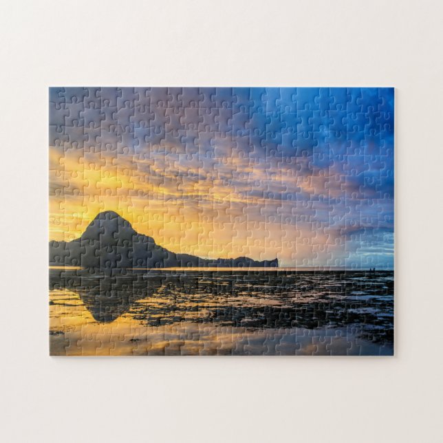 Sonnenuntergang im Golf von El Nido Puzzle (Horizontal)